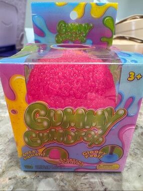 Loopy Case Gummy Gumdrops Squishy Toy - Bright Pink